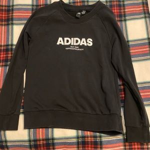 Adidas black crew neck